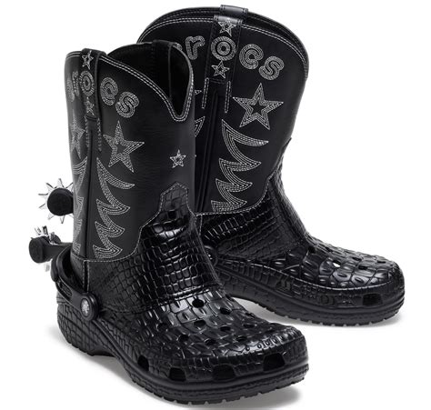 limited edition crocs cowboy boots.